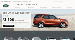 Desktop Screenshot of landroversanjuan.com